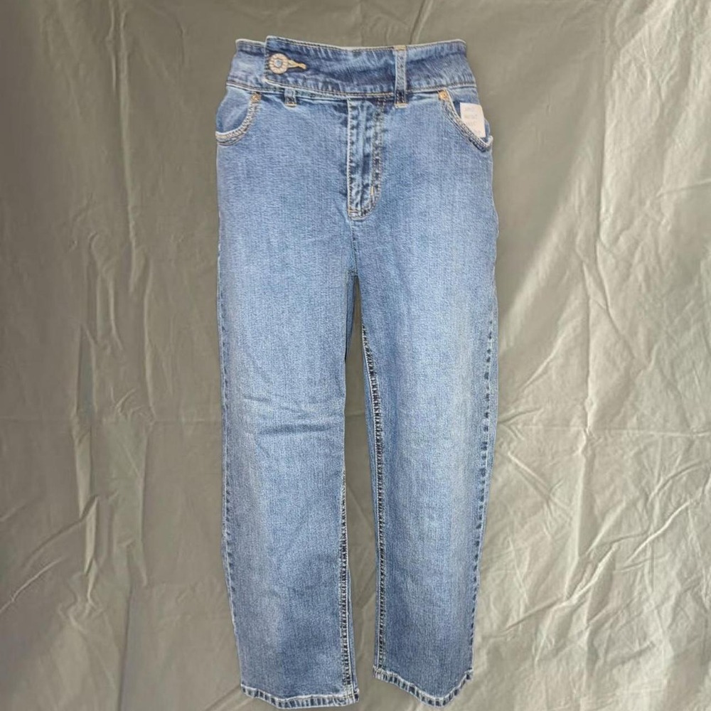 Y2K 90s Blue Denim Capri Jeans